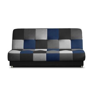 Rozkládací pohovka CAYO 192 cm Soro 100/Soro 93/Soro 83/Soro 76 černo-modrá vyobraziť