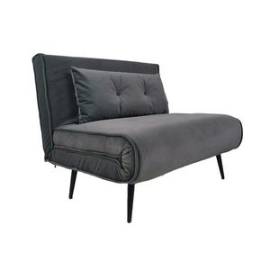 Rozkládací pohovka Sofa Evita 100 cm tmavě šedá vyobraziť