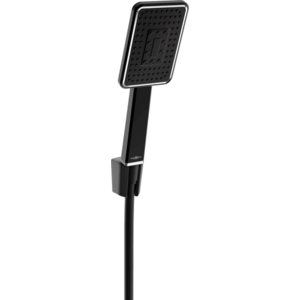 Ruční sprchový set MEXEN R-54 s černou hadicí černý/chromový vyobraziť