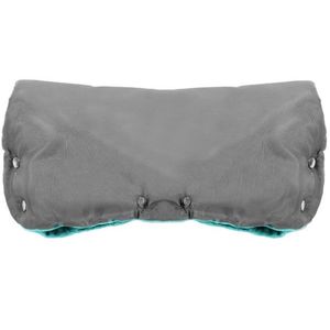 Rukávník na kočárek Glita šedo-mátový vyobraziť