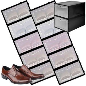 Sada 10 ks boxů na boty OSLO černá vyobraziť