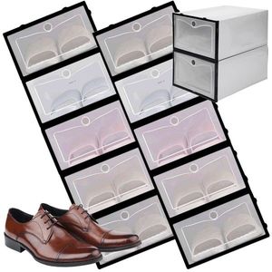 Sada 10 ks boxů na boty OSLO šedá vyobraziť