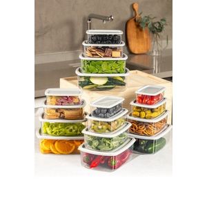 Sada 16 ks potravinových boxů BONNIE II. šedá vyobraziť