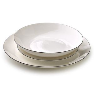 Sada 18 ks talířů LEA SIMPLE bílá vyobraziť