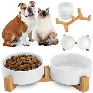 Sada 2 ks keramických misek pro psa JAX 400 ml bílá vyobraziť