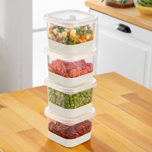 Sada 2 ks potravinových boxů ALLIE šedá vyobraziť