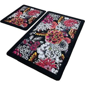 Sada 2 kusů koupelnových předložek Floreale vícebarevná vyobraziť