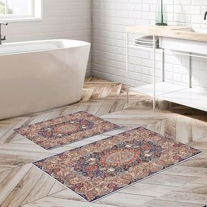 Sada 2 kusů koupelnových předložek Ornamental vícebarevná vyobraziť