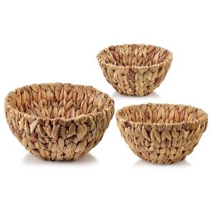 Sada 3 ks košíků AMPARO vodní hyacint natural vyobraziť