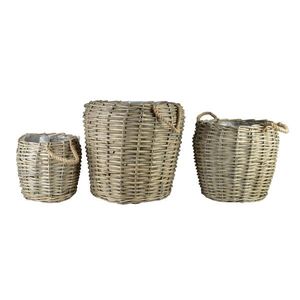 Sada 3 ks košíků GUSTAV I M-XL béžová vyobraziť