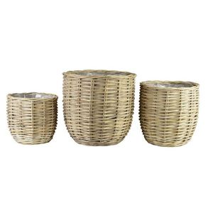 Sada 3 ks košíků GUSTAV IV M-XL béžová vyobraziť