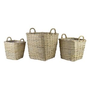 Sada 3 ks košíků GUSTAV V M-XL béžová vyobraziť