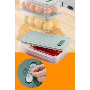 Sada 3 ks potravinových boxů HUL modrá vyobraziť