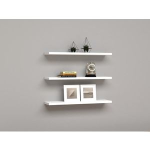 Sada 3 nástenných políc Boss biela vyobraziť