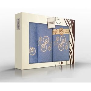 Sada 3 uterákov Arti modrá vyobraziť