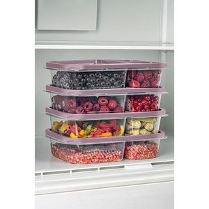 Sada 4 ks potravinových boxů LUY I. růžová vyobraziť