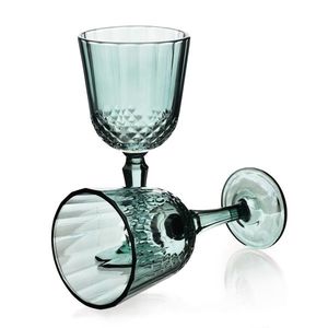 Sada 4 ks sklenic na stopce ELLA 300 ml zelená vyobraziť