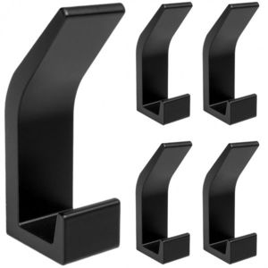 Sada 5 háčků Omnos černé vyobraziť