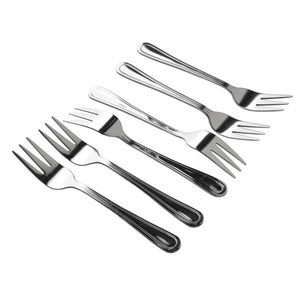 Sada 6 ks dezertních vidliček Daisy 14, 4 cm stříbrná vyobraziť