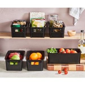 Sada 6 ks organizérů do lednice ONNIE černá vyobraziť