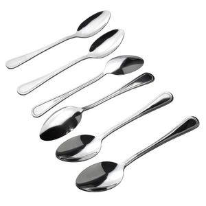 Sada 6 ks polévkových lžic CHAMILE 19 cm stříbrná vyobraziť