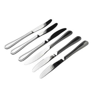 Sada 6 ks příborových nožů CHAMILE 22 cm stříbrná vyobraziť