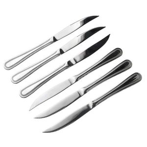 Sada 6 ks steakových nožů CHAMILE 23 cm stříbrná vyobraziť
