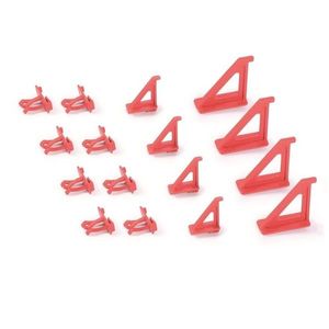 Sada držáků na montážní panely 16 ks BENER červená vyobraziť