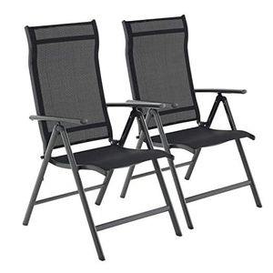 Sada dvou zahradních židlí JULA černá vyobraziť