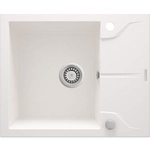 DEANTE DEANTE - Andante alabaster - Granitový drez s odkvapkávačom ZQN_A11A vyobraziť