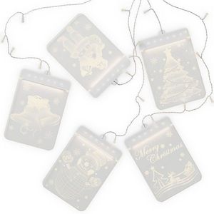 Sada LED světelných ozdob na okno 5 ks CHRISTMAS MOOD bílá vyobraziť