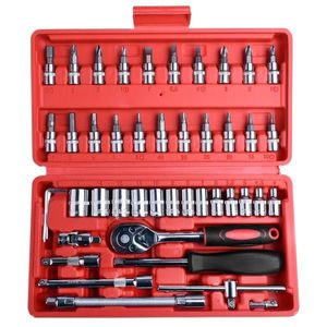 Sada nářadí nástrčných klíčů Cosar červená vyobraziť