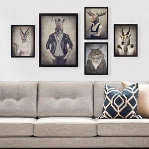 Sada obrazů Animal Heads 5 ks vyobraziť