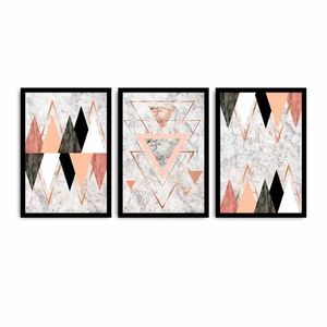 Sada obrazů Wild 3 ks 35x50 cm růžová vyobraziť