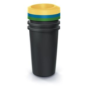 Sada odpadkových košů COMPACTO DROPA 3x 35 L černá vyobraziť