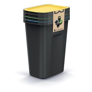 Sada odpadkových košů COMPACTO FLAS 4x 35 L černá vyobraziť