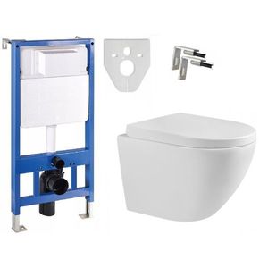 Sada podomietkový modul MEXEN FENIX SLIM + závesná WC misa LENA + doska vyobraziť