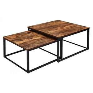 Sada stolů VELEN hnědá vyobraziť