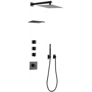 MEXEN - Boka sprchový podomietkový set, čierna 7603-03-70 vyobraziť