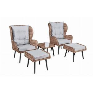 Sada zahradního nábytku Aperto měděně šedá vyobraziť