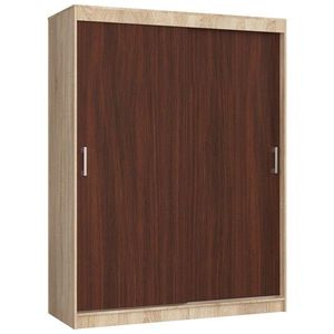 Šatní skříň CLP Mono 150 cm dub sonoma/wenge vyobraziť