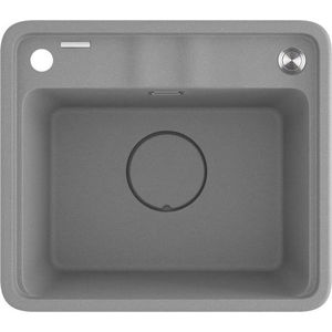 DEANTE DEANTE - Momi metallic grey Granitový drez, 1-bowl ZKM_S103 vyobraziť