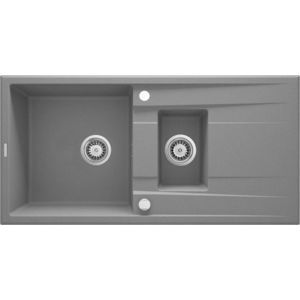 DEANTE DEANTE - Eridan šedá metalic - Granitový drez, 1.5 - bowl s odkvapkávačom ZQE_S513 vyobraziť