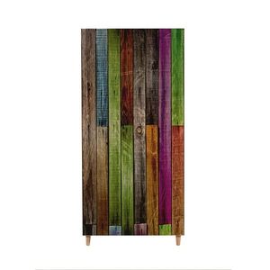 Šatní skříň Stil 90 cm dub sonoma/vícebarevná vyobraziť