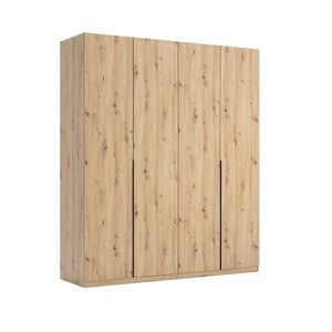 Šatní skříň Teddy bez zrcadel 180 cm dub Artisan vyobraziť