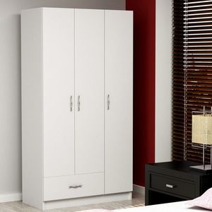 Šatníková skriňa Gabi 90 cm biela vyobraziť