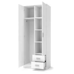 Šatníková skriňa Lima2 biela vyobraziť