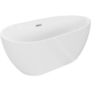 MEXEN/S - Eos vaňa voľne stojaca 170 x 75, biela, sifón a prepad chróm 52471707500-01 vyobraziť