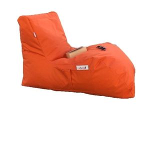 Sedací vak ve tvaru lenošky Daybed oranžový vyobraziť