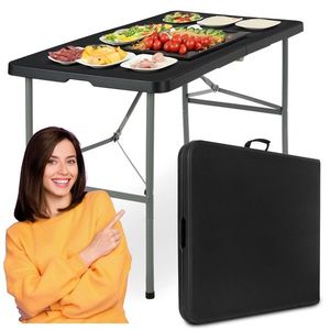 Skládací cateringový stůl JUNE 122 cm černý vyobraziť